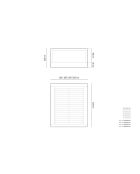 Lit avec coffre de rangement Valerie beige clair  -  230x205x120 cm