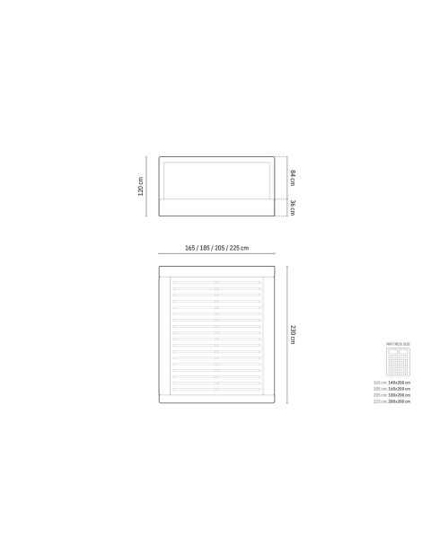 Lit avec coffre de rangement Valerie beige clair  -  230x205x120 cm