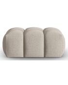 Pouf Lorella le sable  -  85x60x40 cm