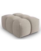 Pouf Lorella le sable  -  85x60x40 cm