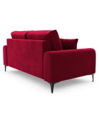 Canapé Velours Madara 2 Places rouge  -  172x102x90 cm