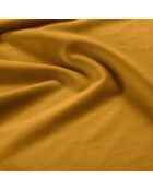 Canapé D'Angle Droit Velours Madara 5 Places jaune  -  254x182x90 cm