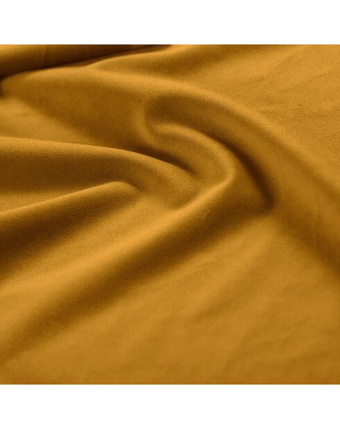 Canapé D'Angle Droit Velours Madara 5 Places jaune  -  254x182x90 cm