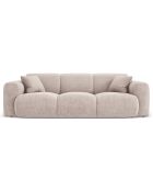 Canapé Theo 3 Places beige  -  235x95x72 cm