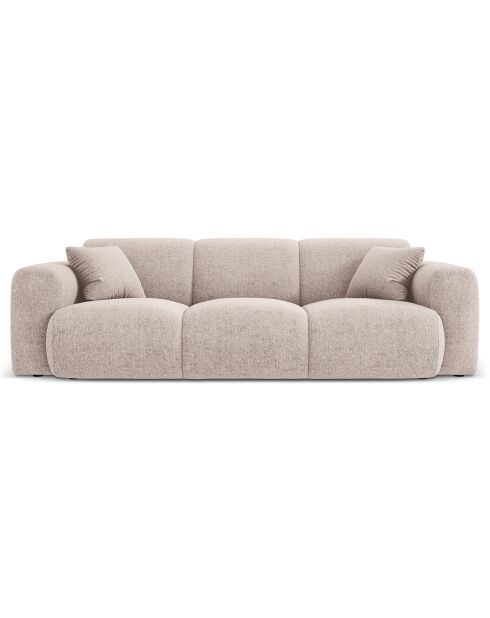 Canapé Theo 3 Places beige  -  235x95x72 cm