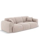 Canapé Theo 3 Places beige  -  235x95x72 cm