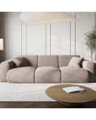 Canapé Theo 3 Places beige  -  235x95x72 cm