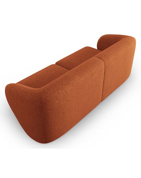 Canapé Modulaire Paolo 2 Places mélange de terre cuite  -  188x93x74 cm