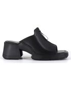 Mules en Cuir Bertie noires - Talon 6 cm