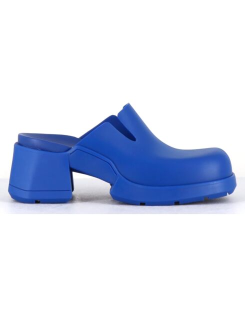 Sabots Blissa bleus - Talon 6 cm