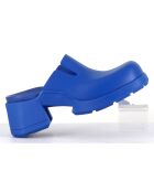 Sabots Blissa bleus - Talon 6 cm