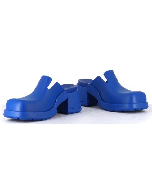 Sabots Blissa bleus - Talon 6 cm