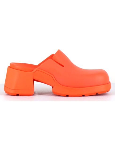 Sabots Blissa orange - Talon 6 cm