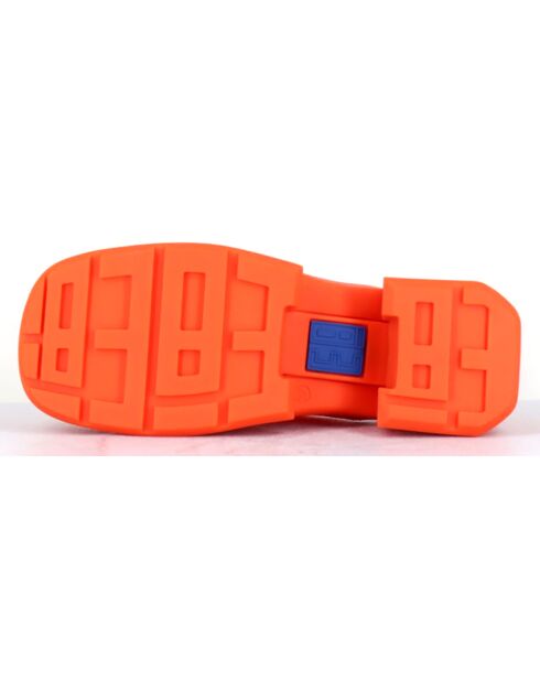 Sabots Blissa orange - Talon 6 cm