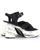 Sandales Amero noires - Talon 10.5 cm