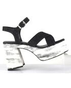 Sandales Amero noires - Talon 10.5 cm
