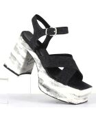 Sandales Amero noires - Talon 10.5 cm