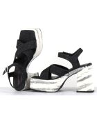 Sandales Amero noires - Talon 10.5 cm