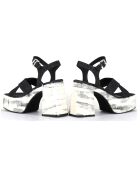 Sandales Amero noires - Talon 10.5 cm