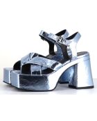 Sandales en Cuir Amerou lavande - Talon 10.5 cm