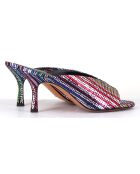 Mules en Cuir Sosta multicolores - Talon 8.5 cm