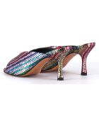 Mules en Cuir Sosta multicolores - Talon 8.5 cm