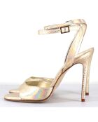 Sandales en Cuir Tage dorées - Talon 10.5 cm