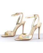 Sandales en Cuir Tage dorées - Talon 10.5 cm