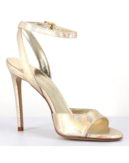 Sandales en Cuir Tage dorées - Talon 10.5 cm