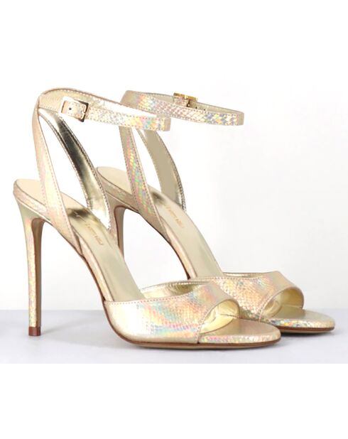Sandales en Cuir Tage dorées - Talon 10.5 cm