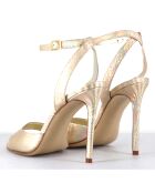 Sandales en Cuir Tage dorées - Talon 10.5 cm