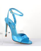 Sandales en Cuir Tage turquoise - Talon 10.5 cm