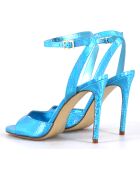 Sandales en Cuir Tage turquoise - Talon 10.5 cm