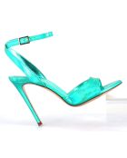 Sandales en Cuir Tage vertes - Talon 10.5 cm