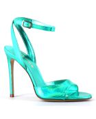 Sandales en Cuir Tage vertes - Talon 10.5 cm