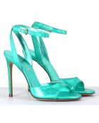 Sandales en Cuir Tage vertes - Talon 10.5 cm