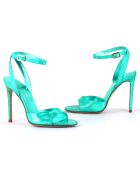 Sandales en Cuir Tage vertes - Talon 10.5 cm