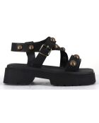 Sandales en Cuir Vizua noires