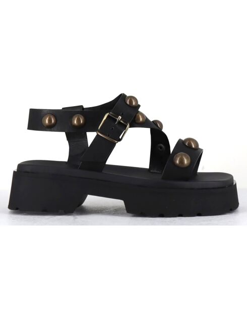Sandales en Cuir Vizua noires