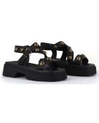 Sandales en Cuir Vizua noires