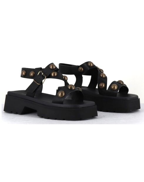 Sandales en Cuir Vizua noires