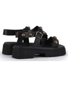 Sandales en Cuir Vizua noires