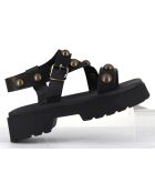 Sandales en Cuir Vizua noires