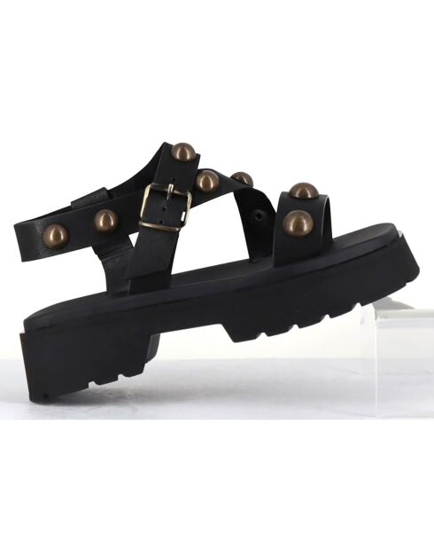 Sandales en Cuir Vizua noires