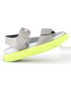 Sandales en Cuir multi grises