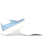 Mocassins en Cuir bleus - Talon 5 cm