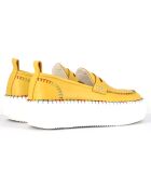 Mocassins en Cuir jaunes - Talon 5 cm