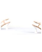 Slingbacks en Cuir Tiago beiges - Talon 7.5 cm