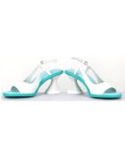 Slingbacks en Cuir blanches - Talon 7.5 cm