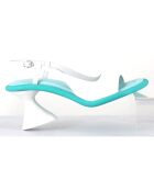 Slingbacks en Cuir blanches - Talon 7.5 cm